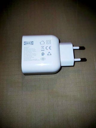 Cargador movil Ikea USB 45W 2 Puertos Nuevo