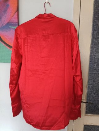 Camisa fiesta JOGL lentejuelas roja