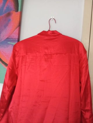 Camisa fiesta JOGL lentejuelas roja