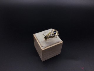 anillo oro 18k con piedra