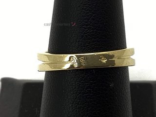 anillo oro 18k con piedra con diamante