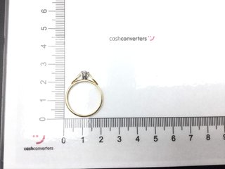 anillo oro 18k con piedra