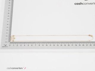 collar oro 18k 22cm