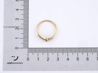 anillo oro 18k con piedra con amatista