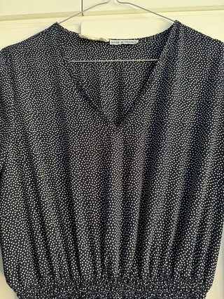 Vestido midi lunares talla M