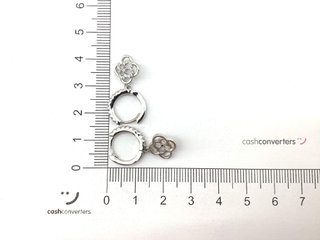 argollas plata 925mm con piedra con circonita