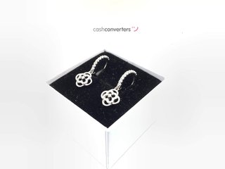 argollas plata 925mm con piedra con circonita