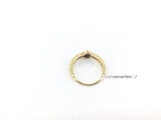 sortija oro 18k con circonita