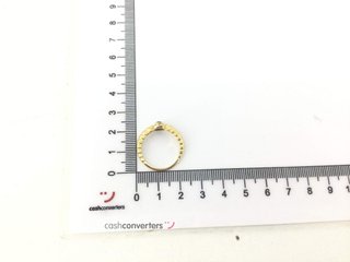 sortija oro 18k con circonita