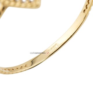 anillo oro 18k con piedra con circonita