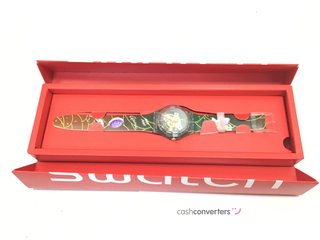 reloj pulsera unisex swatch aquarius