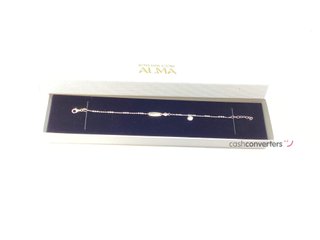 esclava plata 925mm con piedra con circonita