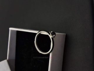 anillo plata 925mm con piedra con circonita