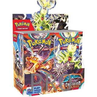 Pokémon Scarlatto e Porpora 3 Fiamme Ossidiane: Scatola di Buste (36) Spagnolo