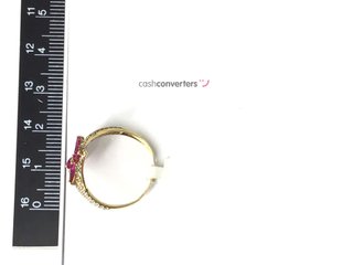 anillo oro 9k con piedra