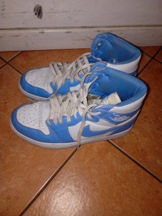 Scarpe Jordan 1 High Azzurro Bianco