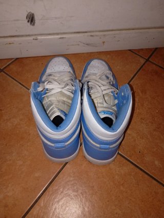 Scarpe Jordan 1 High Azzurro Bianco