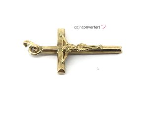 crucifijo oro 9k