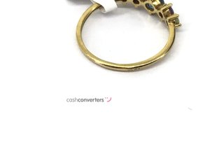anillo oro 9k con piedra