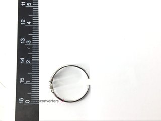 sortija oro 9k con piedra