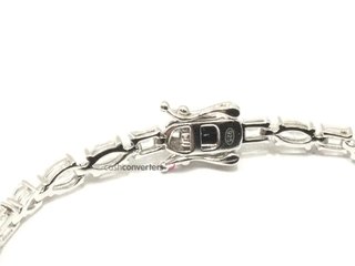 pulsera plata 925mm con piedra con circonita