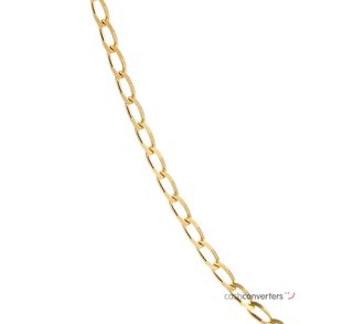 cadena oro 18k 30cm