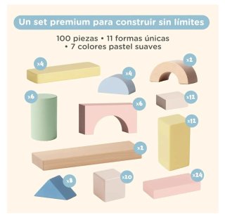 Nene Toys Bloques Madera 100 Pz
