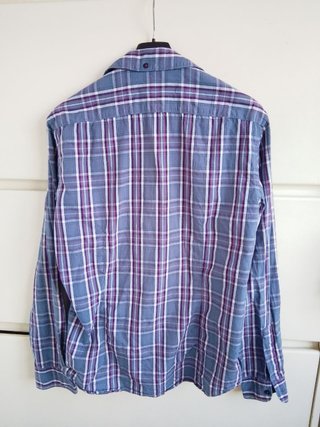 Camicia Gas Vintage Slim Fit Blu Cotone uomo italy