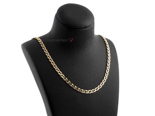 cadena oro 18k 25cm