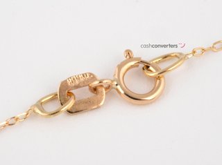 collar oro 18k 22cm