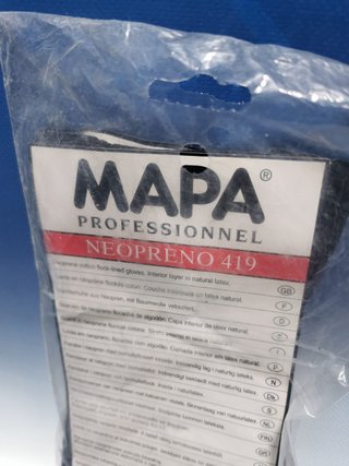 Guantes MAPA neopreno 419 large 8, nuevos