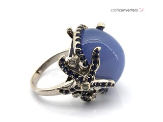 sortija oro 18k con piedra con diamante