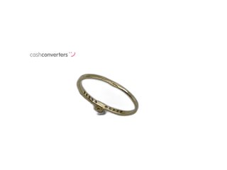 anillo oro 9k con piedra con circonita