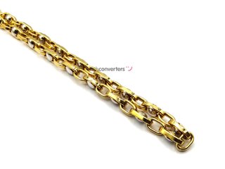 cadena oro 18k 30cm