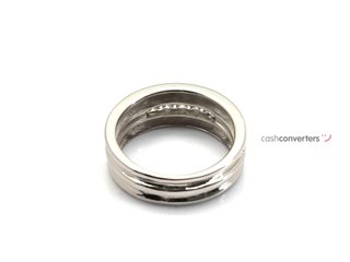 anillo oro 18k con piedra con diamante