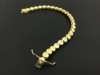 pulsera oro 18k con diamante
