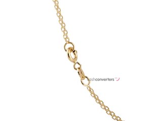 cadena oro 18k 25cm