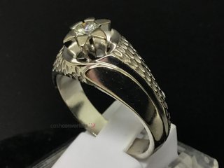 sortija oro 18k con diamante