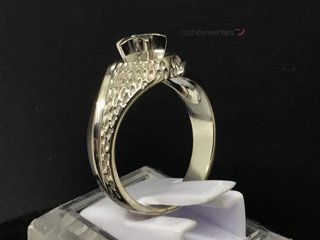 sortija oro 18k con diamante