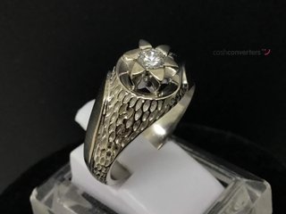 sortija oro 18k con diamante