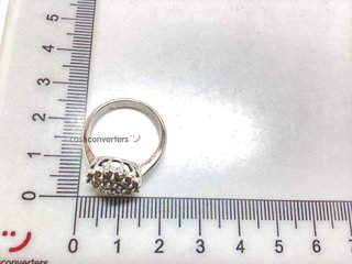 sortija oro 18k con piedra con diamante