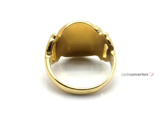 sello oro 18k con circonita