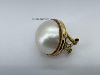 pendientes oro 18k con piedra con perla
