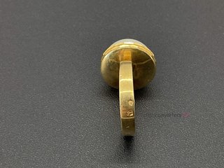 anillo oro 18k con piedra con perla