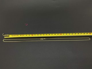 cadena oro 18k 30cm