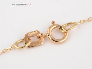 collar oro 18k 22cm
