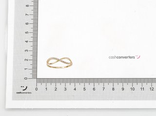 anillo oro 18k con piedra con circonita