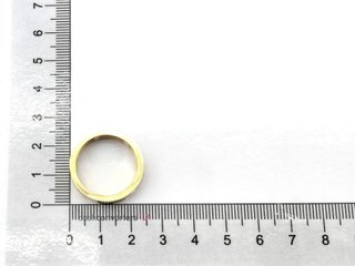 alianza oro 18k con piedra con circonita t. 22 (19,74 mm)