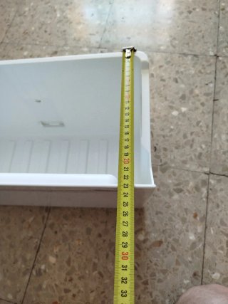 Cajón congelador blanco
