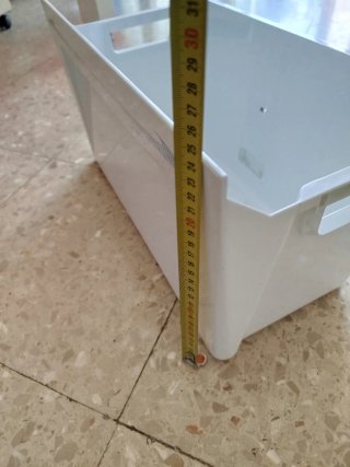 Cajón congelador blanco